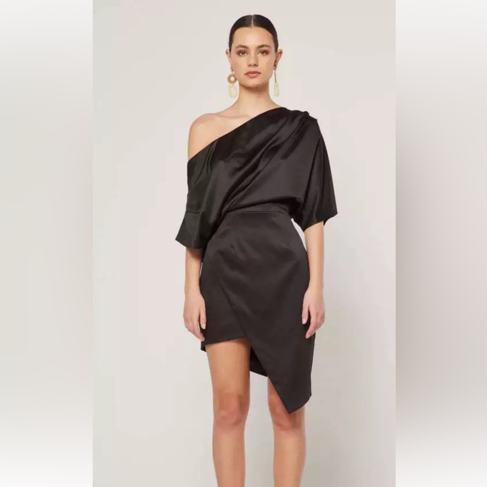 ELLIATT Grecian Dress Black
